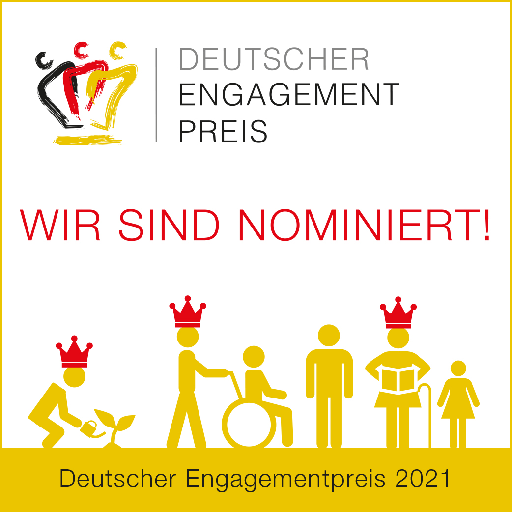 Read more about the article Tanzen Inklusiv ist für den Deutschen Engagementpreis 2021 nominiert!