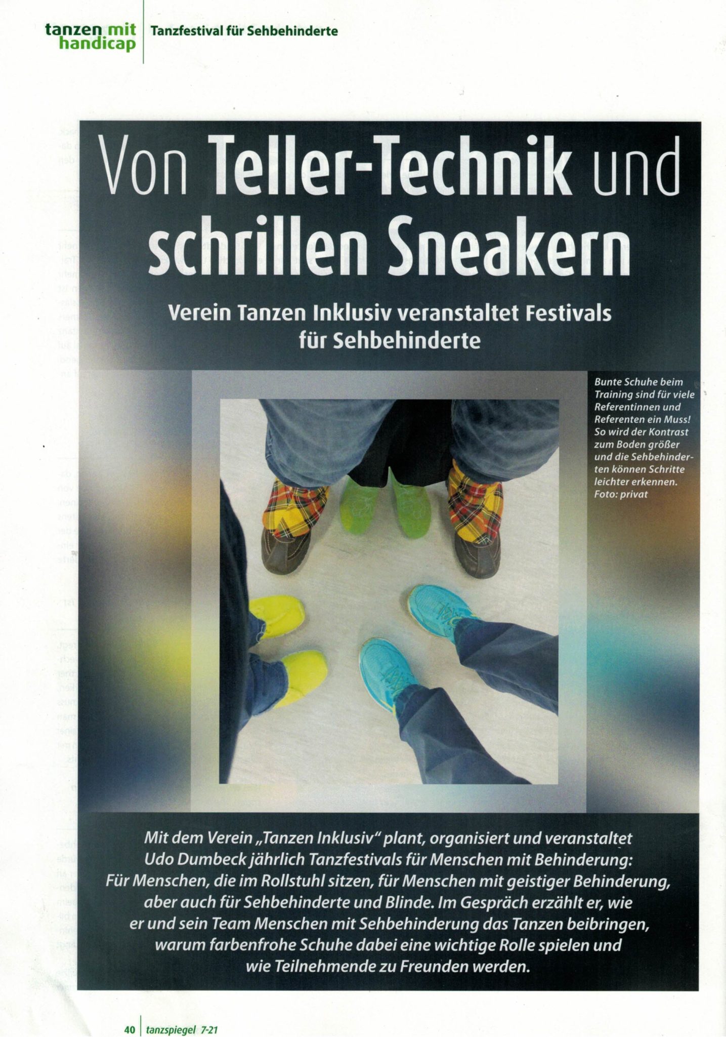 Read more about the article Tanzen Inklusiv im Tanzspiegel